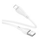 Кабель Borofone BX121 USB-A – Lightning (1 м · 2.4A) (White)