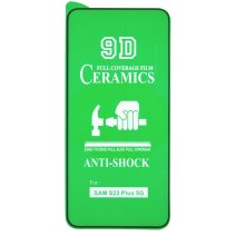 Защитная пленка Ceramic для Samsung S906 Galaxy S22 Plus (Full Glue) (Black)