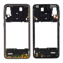 Средняя часть корпуса для Samsung A405 Galaxy A40 (2019) (Black)