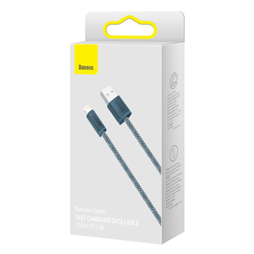 Кабель Baseus Dynamic Series USB-A – Lightning (1 м · 12W · 2.4A) (CALD000416) (Gray)