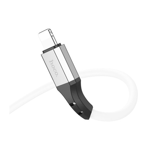 Кабель Hoco X86 USB-A – Lightning (1 м · 12W · 2.4A) (White)