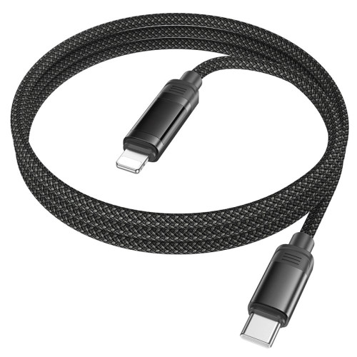 Кабель Hoco U126 Type-C – Lightning (1.2 м · 27W · 3A) (Black)