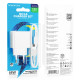 Сетевое зарядное устройство Borofone BAS12A USB-A (18W · 3A) с кабелем USB-A – Micro-USB (White)