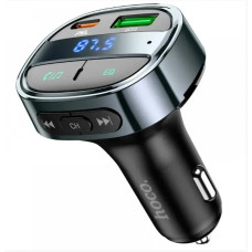 FM-модулятор Hoco E70 USB-A+USB-C (30W · 3A) (Black)