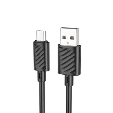 Кабель Hoco X88 USB-A – Micro-USB (1 м · 12W · 2.4A) (Black)