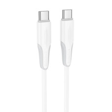 Кабель Borofone BX119 Type-C – Type-C (1 м · 60W · 3A) (White)