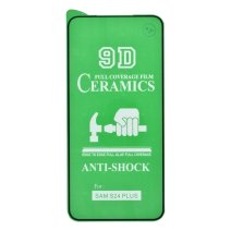Защитная пленка Ceramic для Samsung S936 Galaxy S25 Plus (Full Glue) (Black)