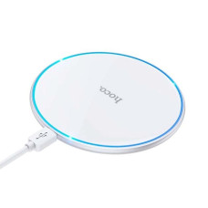 Бездротовий зарядний пристрій Hoco CW6 Pro 2в1 (15W) (White)