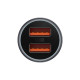 Автомобильное зарядное устройство Baseus Golden Contactor Max 2xUSB-A (60W · 3A) (Dark Gray)