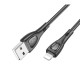 Кабель Borofone BX98 USB-A – Lightning (1 м · 12W · 2.4A) (Black)