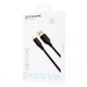 Кабель Proove Jelly Silicone USB-A – Lightning (1 м · 12W · 2.4A) (Black)