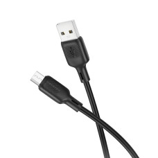 Кабель Borofone BX113 USB-A – Micro-USB (3 м · 12W · 2.4A) (Black)