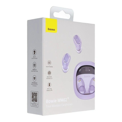 Наушники Bluetooth Baseus Bowie WM02+ TWS (Purple)