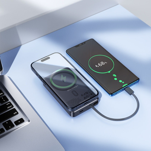 Повербанк Hoco Q44 Magnetic 20W (10000 mAh) (Gray)