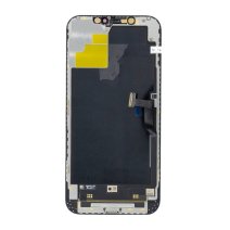 Дисплей для Apple iPhone 12 Pro Max з тачскріном в рамці (Black) (Original Refurbished) (Замінено скло)