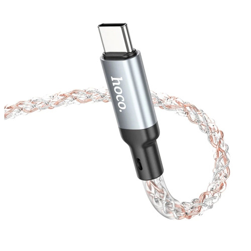 Кабель Hoco U112 Type-C – Type-C (1 м · 60W · 3A) (Black)