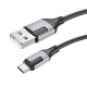 Кабель Borofone BX101 Creator USB-A – Micro-USB (1 м · 12W · 2.4A) (Black)