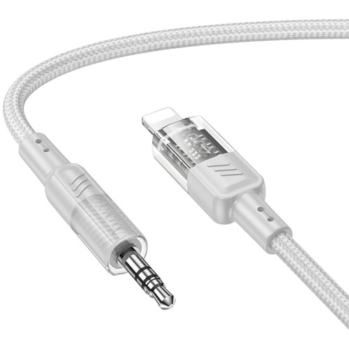Аудиокабель AUX Hoco UPA27 Lightning – 3.5 мм (1.2 м) (Gray)