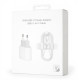Сетевое зарядное устройство для iPhone 16 USB-C (35W · 3A) с кабелем Type-C – Type-C (NO LOGO) (White)