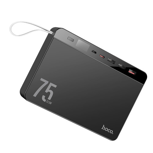 Повербанк Hoco J94 Overlord PD+QC3.0 22.5W (75000 mAh) (Black)
