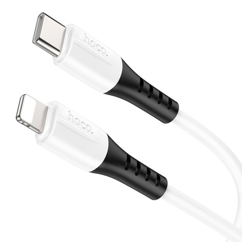 Кабель Hoco X82 Silicone Type-C – Lightning (1 м · 20W · 3A) (Black)