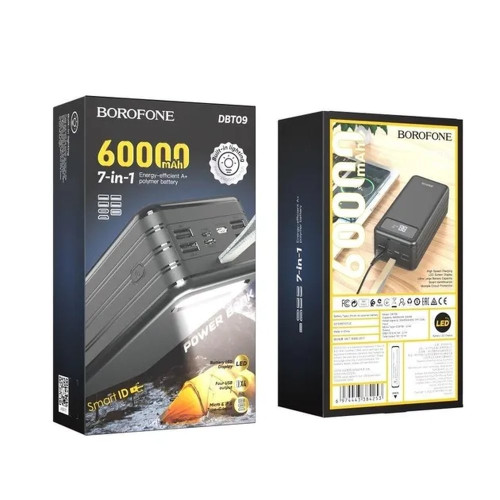 Повербанк Borofone DBT09 (60000 mAh) (Black)