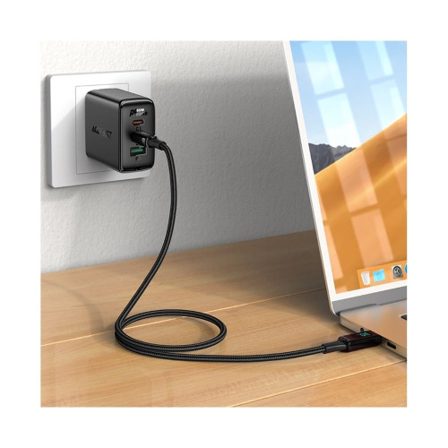Кабель Acefast C6-01 Type-C – Lightning (1.2 м · 30W · 3A) (Black)