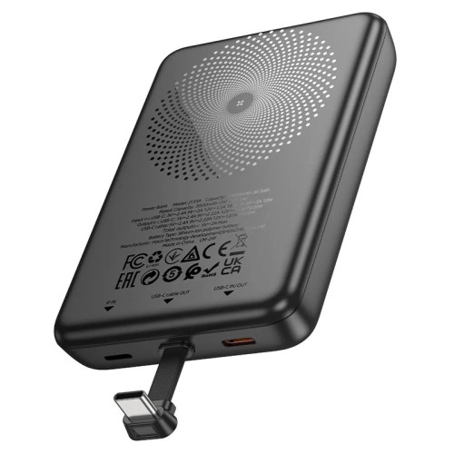 Повербанк Hoco J133A Triumph с кабелем Type-C (10000 mAh) (Black)