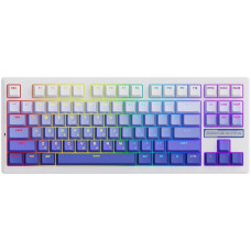 Клавіатура бездротова Proove Gaming Rampage (Ukraine Layout) (White/Purple)