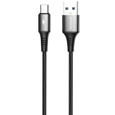 Кабель Proove WireX USB-A – Type-C (1 м · 15W · 3A) (Black)