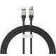 Кабель Baseus CoolPlay Series Type-C – Lightning (1 м · 20W · 3A) (CAKW000001) (Black)