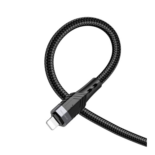 Кабель Borofone BU35 USB-A – Lightning (1.2 м · 12W · 2.4A) (Black)