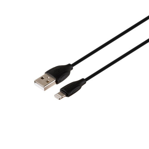 Автомобильное зарядное устройство Borofone BZ14 2xUSB-A (12W · 2.4A) с кабелем USB-A – Lightning (Black)