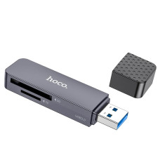Картридер Hoco HB45 USB2.0 gray