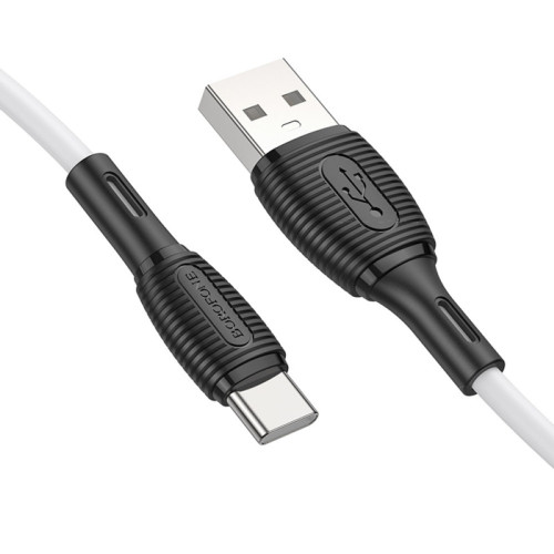Кабель Borofone BX86 USB-A – Type-C (1 м · 15W · 3A) (White)