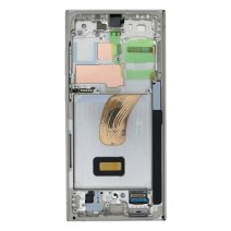 Дисплей для Samsung S918 Galaxy S23 Ultra с тачскрином в рамке (Beige) (Original Assembled)