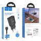 Сетевое зарядное устройство Hoco C88A 2xUSB-A (12W · 2.4A) с кабелем USB-A – Micro-USB (Black)