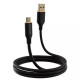 Кабель Proove Jelly Silicone USB-A – Type-C (1 м · 12W · 2.4A) (Black)