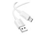 Кабель Hoco X107 USB-A – Type-C (1 м · 15W · 3A) (White)
