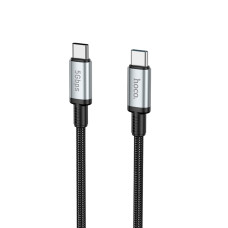 Мультимедійний кабель Hoco US10 Type-C – Type-C 3.0 5Gbit/s (0.5 м · 3A) (Black)