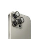 Защитное стекло камеры +NEU Chatel Metal Frame для Apple iPhone 16 Pro (Natural)
