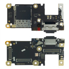 Нижняя плата для Xiaomi Mi 11T Pro с разъемом зарядки и микрофоном (Original Used) (old)