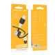 Кабель Borofone BX84 USB-A – Lightning (1 м · 12W · 2.4A) (Black)