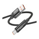Кабель Hoco U126 USB-A – Type-C (1.2 м · 27W · 2.4A) (Black)