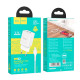Сетевое зарядное устройство Hoco N25 2xUSB-A (10.5W · 2.1A) с кабелем USB-A – Lightning (White)