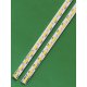 Бокова підсвітка для телевізора Philips 49″ 11800840-A0 V1 (2 планки по 533 мм, 66 LED 7x2 мм, 3 В)