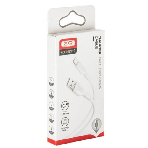 Кабель XO NB212 USB-A – Type-C (1 м · 10.5W · 2.1A) (White)