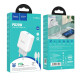 Мережевий зарядний пристрій Hoco C104A USB-C (20W · 3A) з кабелем Type-C – Lightning (White)