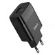Сетевое зарядное устройство Hoco C72Q USB-A (18W · 3A) (Black)