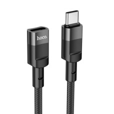 Подовжувач Hoco U107 Type-C – Type-C (1.2 м) (Black)